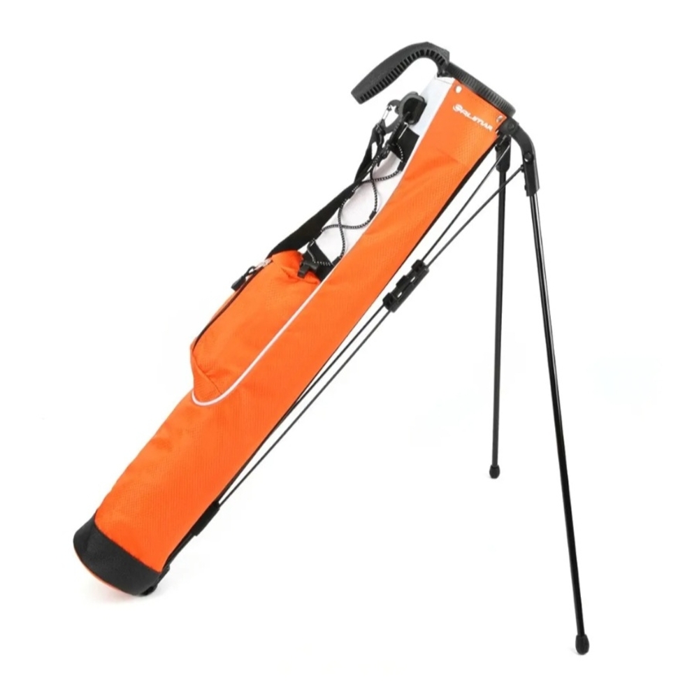 Orlimar Pitch 'N Putt Golf Lightweight Stand Carry Bag - RED 2-Way Top